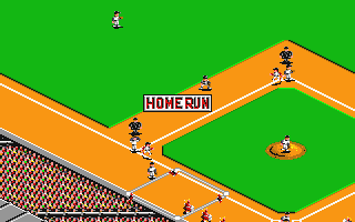 RBI Baseball II atari screenshot