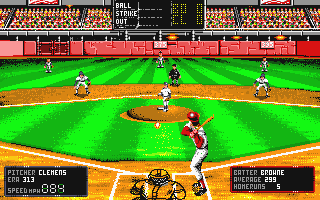 RBI Baseball II atari screenshot