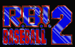 RBI Baseball II atari screenshot