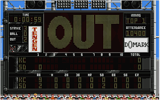 RBI Baseball II atari screenshot