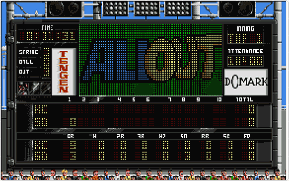 RBI Baseball II atari screenshot