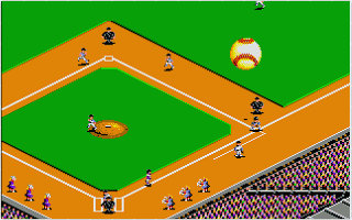 RBI Baseball II atari screenshot