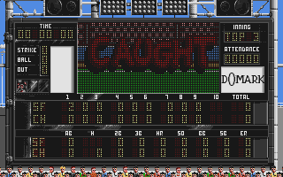 RBI Baseball II atari screenshot