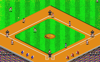 RBI Baseball II atari screenshot