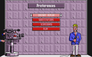 RBI Baseball II atari screenshot