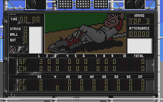 RBI Baseball II atari screenshot