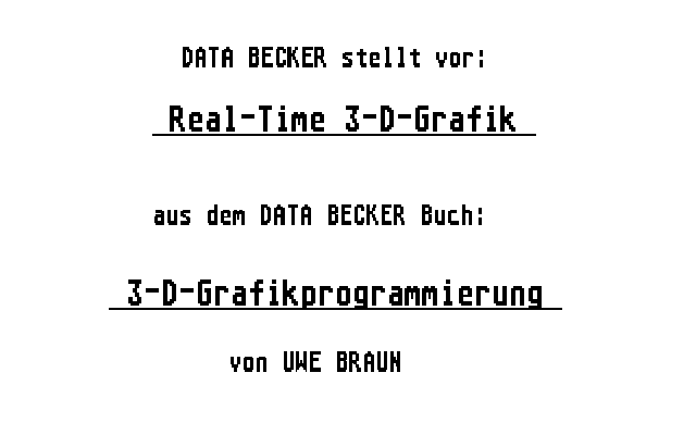 Real-Time 3-D-Grafik — screenshot 1