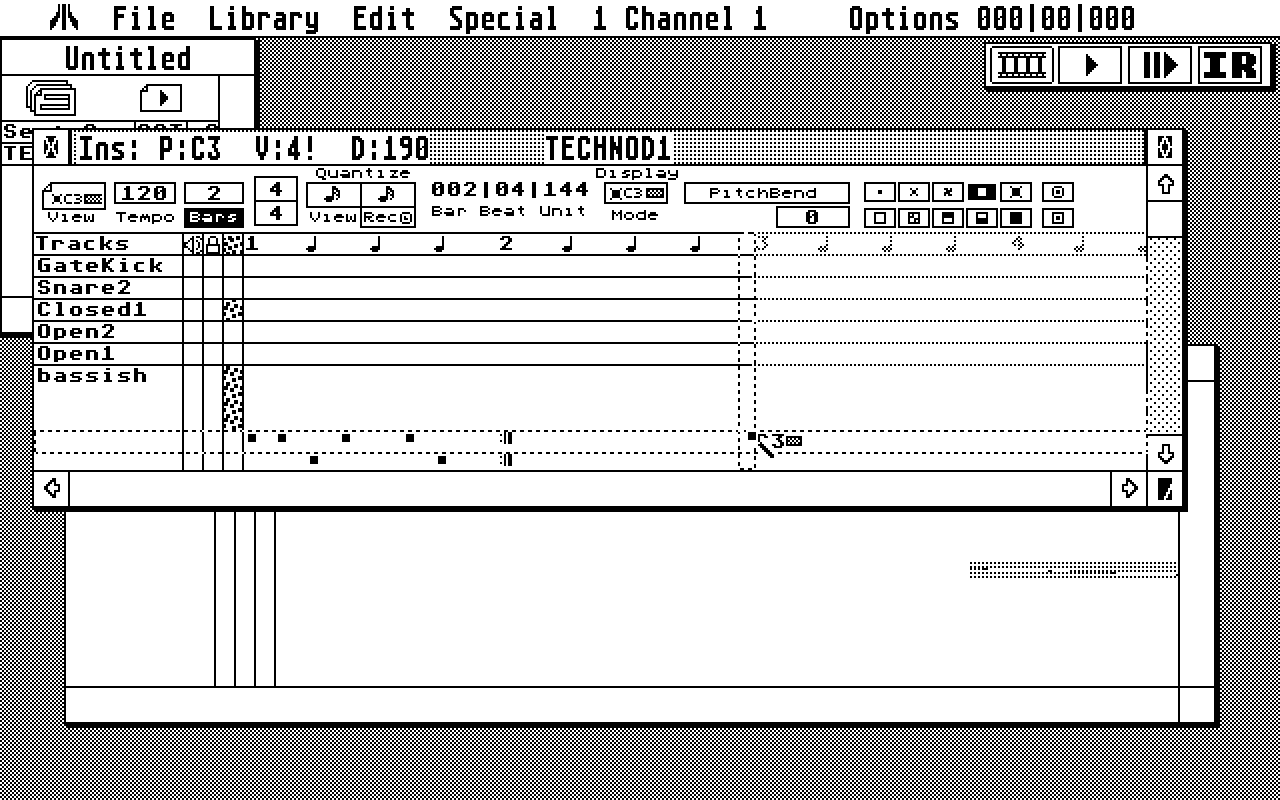 Realtime atari screenshot