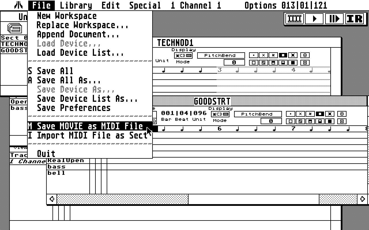 Realtime atari screenshot