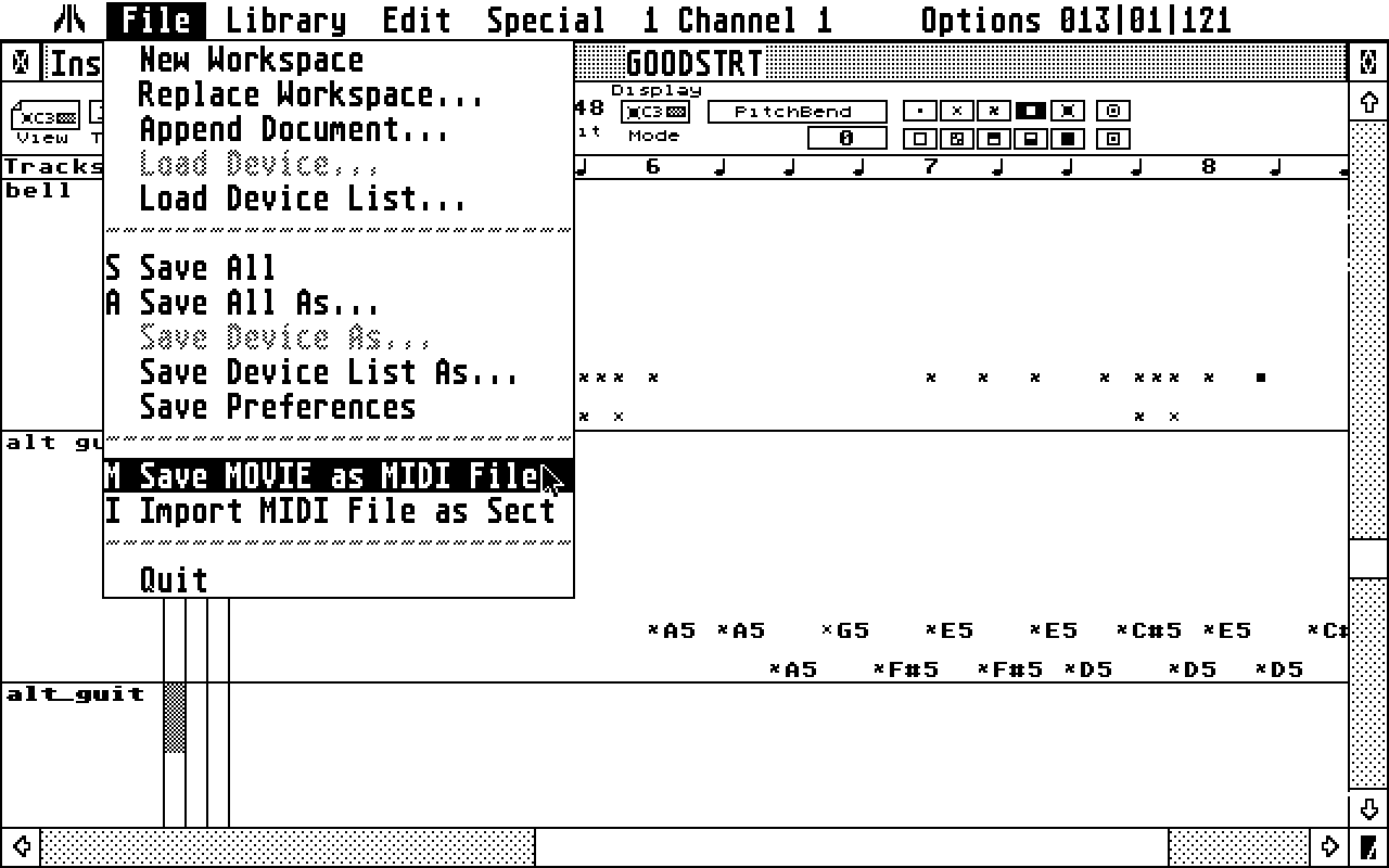 Realtime atari screenshot