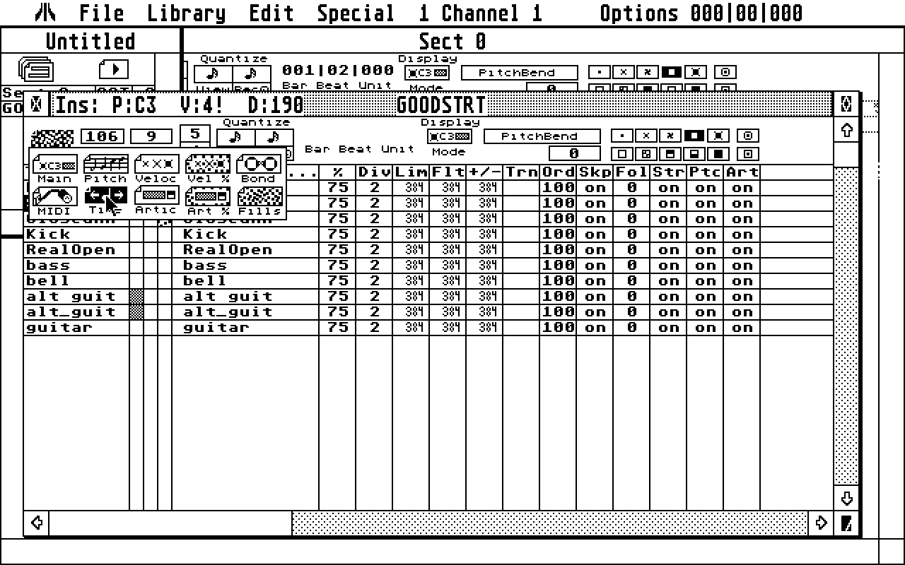 Realtime atari screenshot