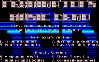 Reanimators Music Demo atari screenshot