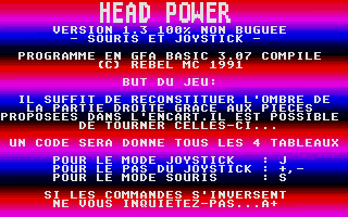 Rebel Demo I (The) atari screenshot