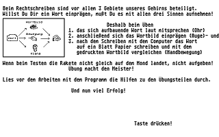 Rechtschreiben atari screenshot