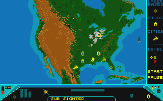 Red Alert atari screenshot