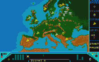 Red Alert atari screenshot
