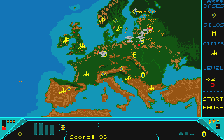 Red Alert atari screenshot
