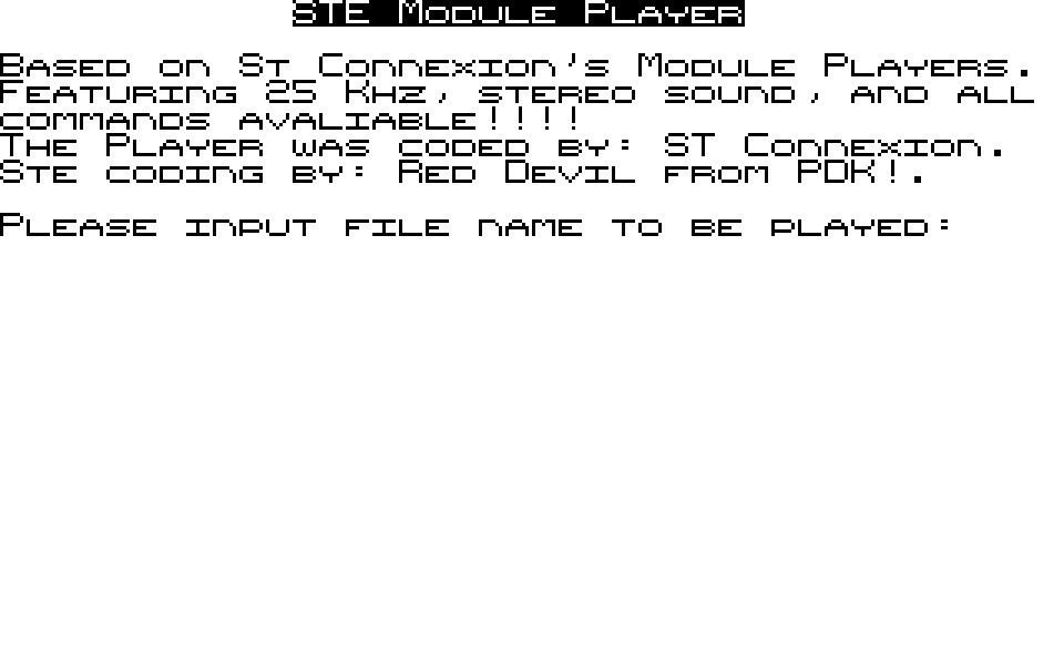 Red Devil Modulos #1 atari screenshot