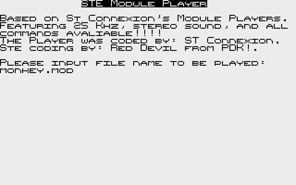 Red Devil Modulos #2 atari screenshot