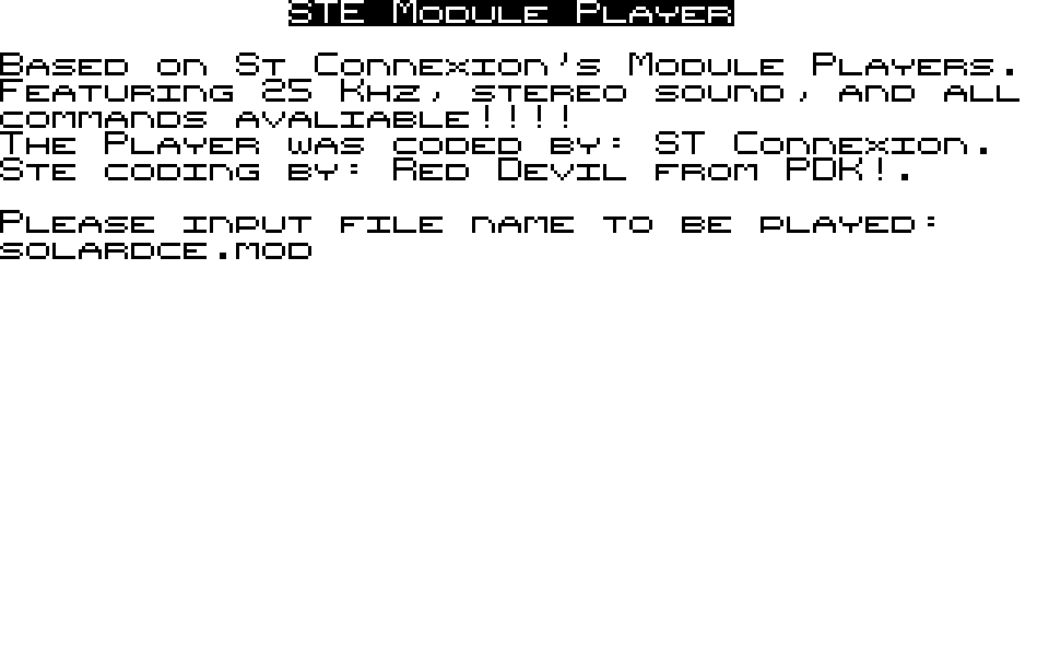 Red Devil Modulos #3 atari screenshot