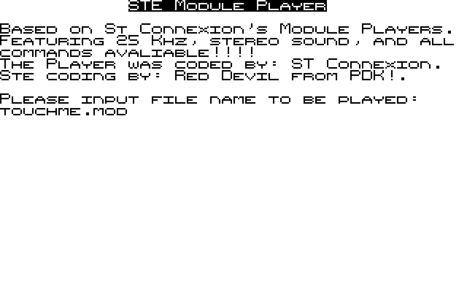 Red Devil Modulos #5 atari screenshot