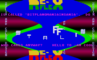 Reflex Demo atari screenshot