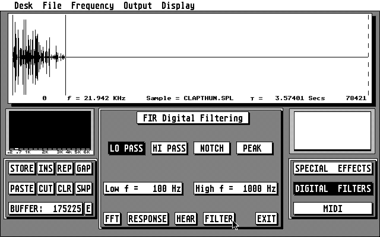 Replay Professional atari screenshot