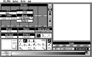 Retouche Professional atari screenshot