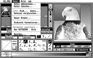 Retouche Professional atari screenshot