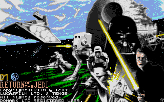 Star Wars: Return of the Jedi atari screenshot