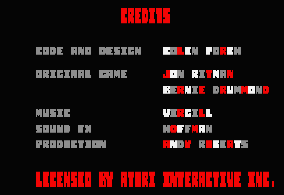 Return to Blacktooth atari screenshot