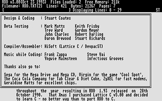 Revenge Document Displayer (The) atari screenshot