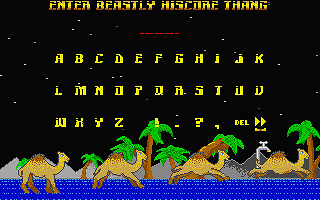 Revenge of the Mutant Camels atari screenshot