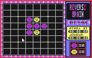 Reversi Brain atari screenshot