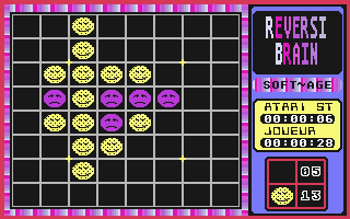 Reversi Brain atari screenshot