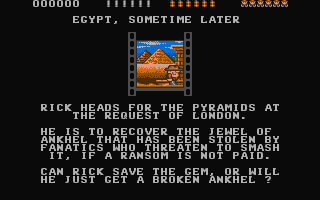 Rick Dangerous atari screenshot