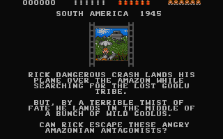 Rick Dangerous atari screenshot