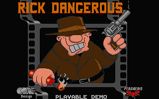 Rick Dangerous atari screenshot