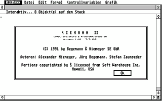 Riemann II — screenshot 1