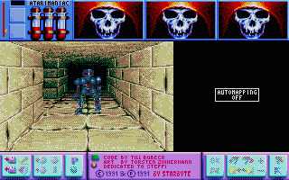 Rings of Medusa II - The Return of Medusa atari screenshot