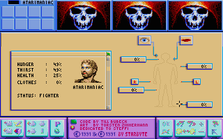 Rings of Medusa II - The Return of Medusa atari screenshot
