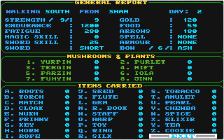 Rings of Zilfin atari screenshot
