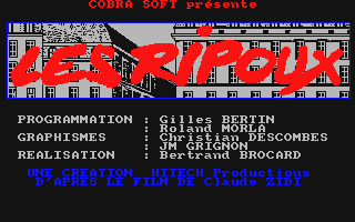 Ripoux (Les) atari screenshot