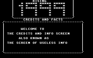 Rising 1999 Demo (The) atari screenshot