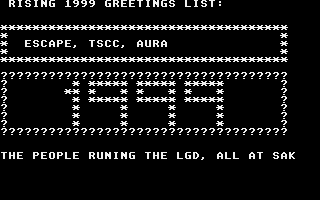 Rising 1999 Demo (The) atari screenshot
