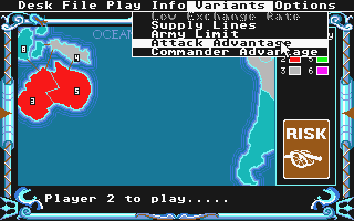 Risk atari screenshot