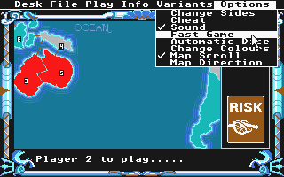 Risk atari screenshot