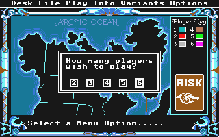 Risk atari screenshot