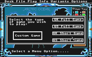 Risk atari screenshot