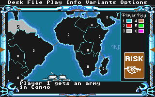 Risk atari screenshot